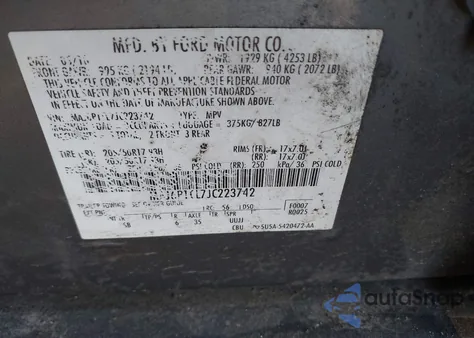 2018 Ford Ecosport Ses z USA, uszkodzony, nr VIN MAJ6P1CL7JC223742